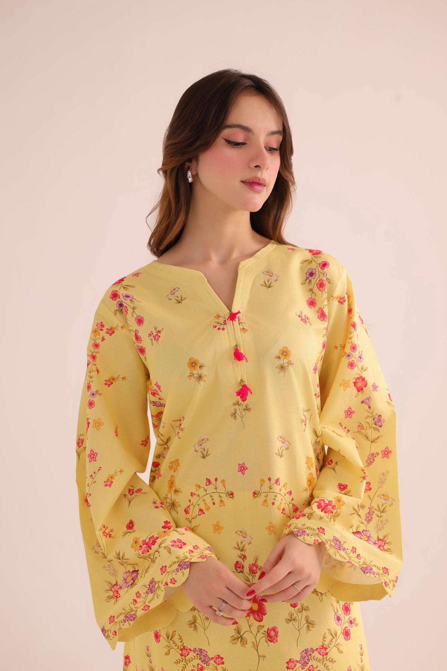 2PC Summer Lawn Dress- PRT L42949