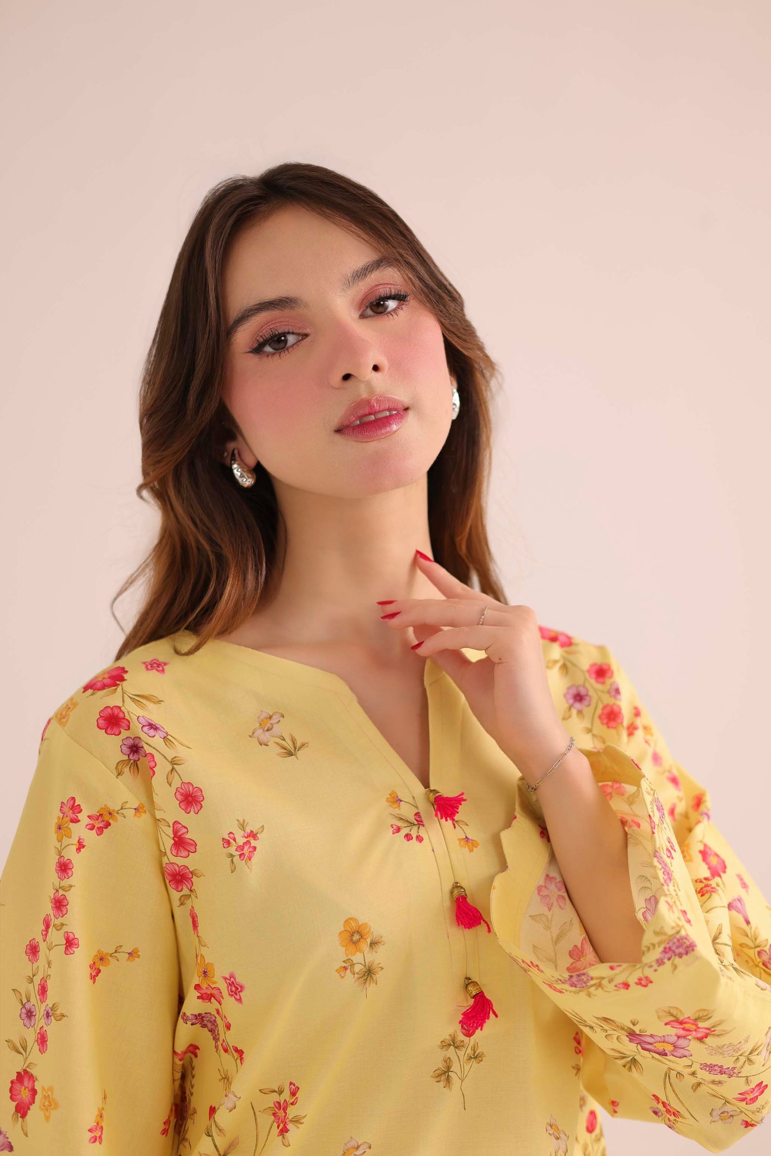 2PC Summer Lawn Dress- PRT L42949
