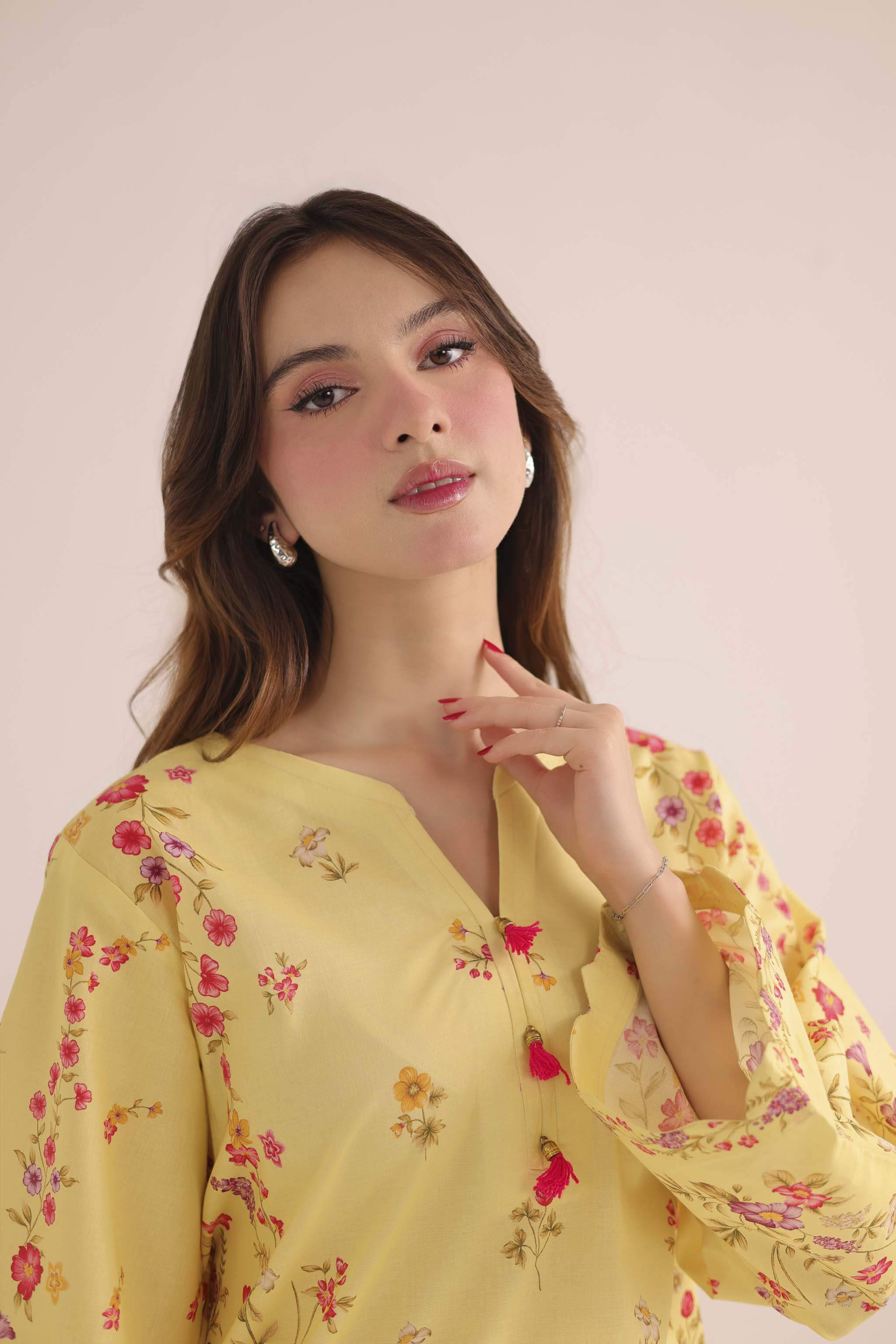 2PC Summer Lawn Dress- PRT L42949