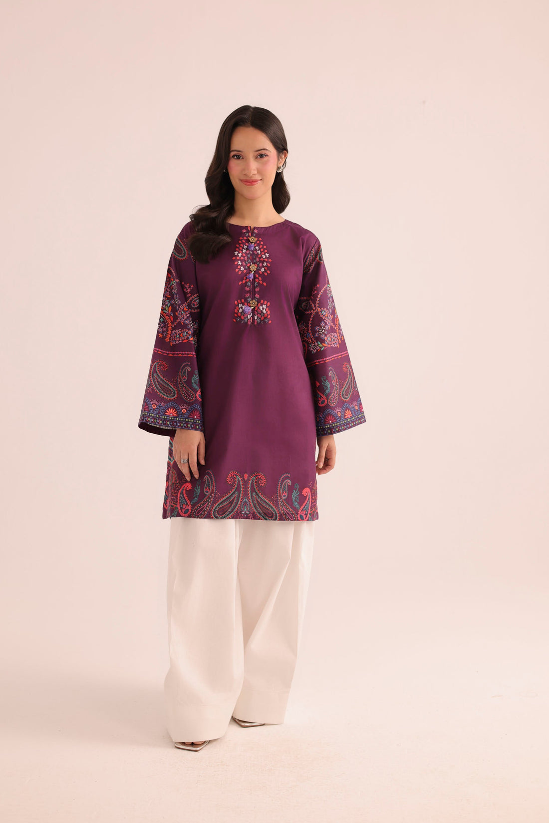 1PC Printed Lawn Kurta - PRT L43306