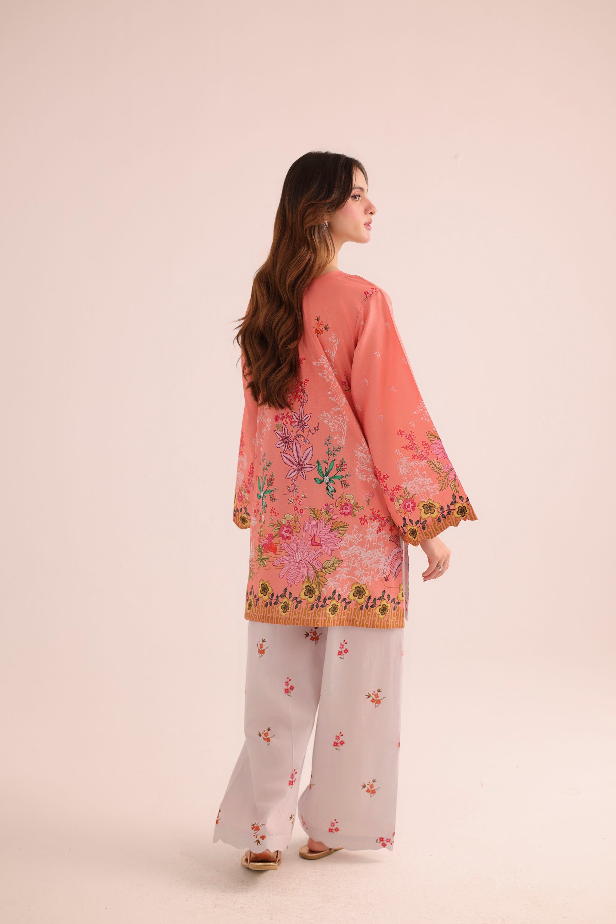 2PC Summer Lawn Dress- PRT L42984