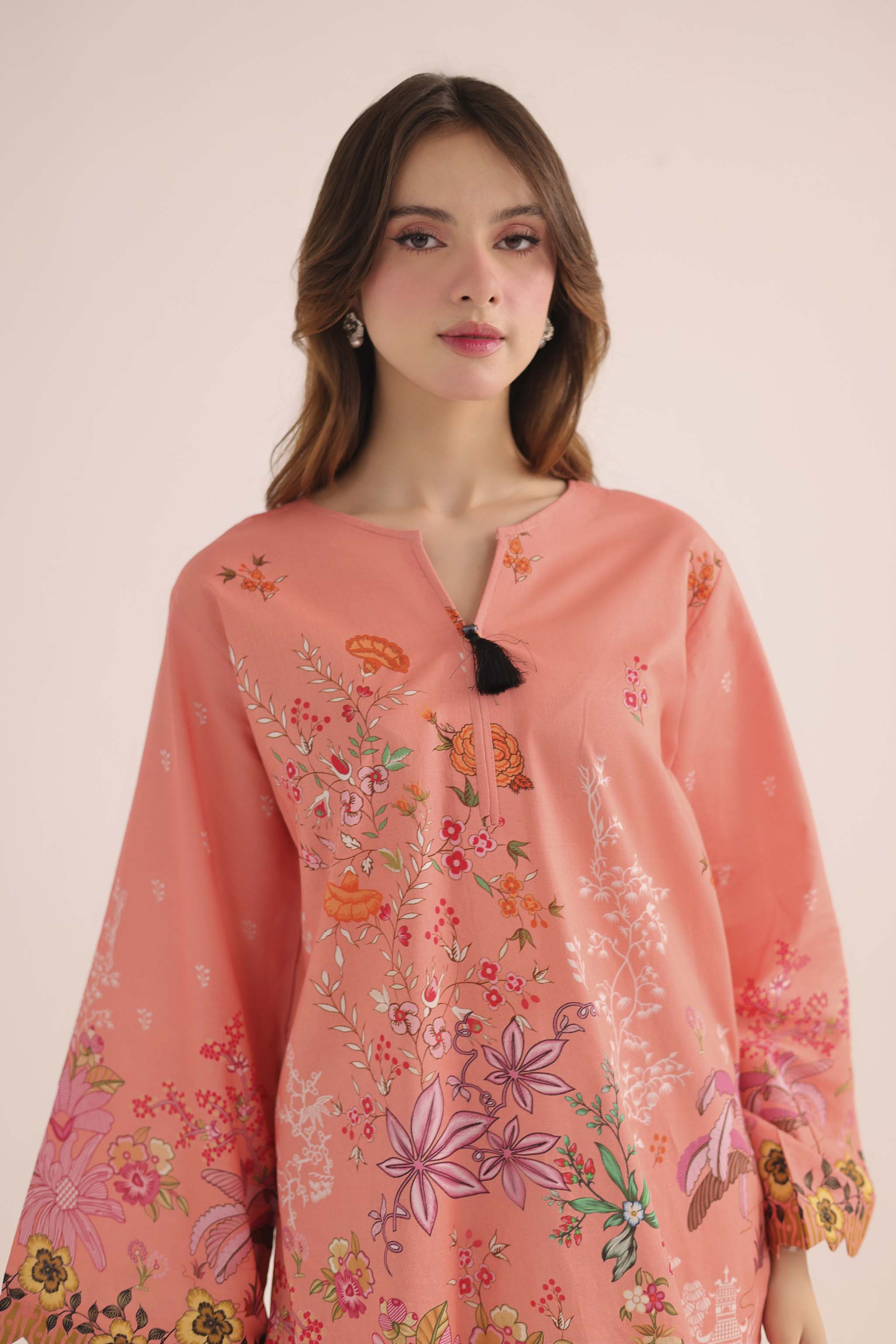 2PC Summer Lawn Dress- PRT L42984