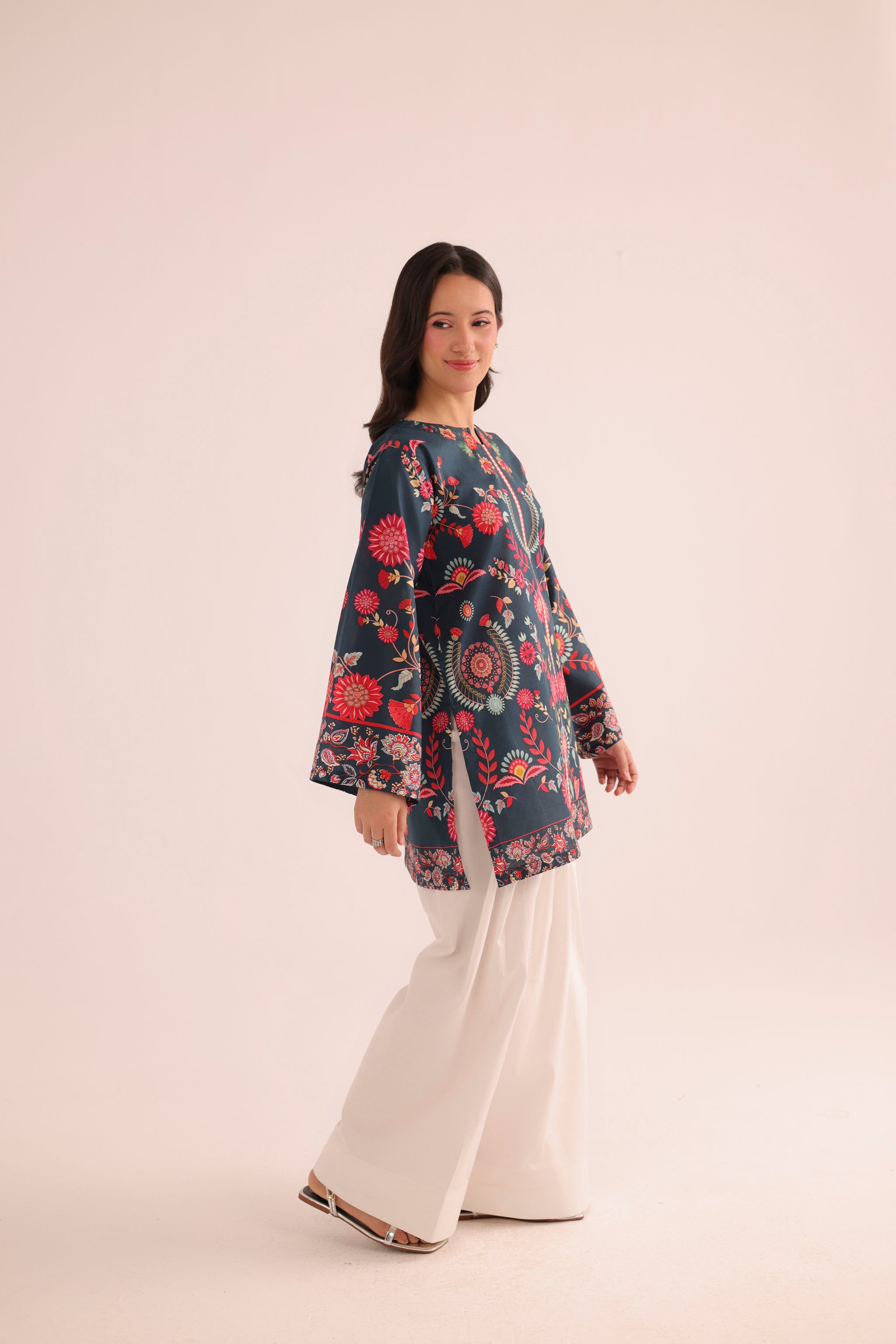 1PC Printed Lawn Kurta - PRT L43309
