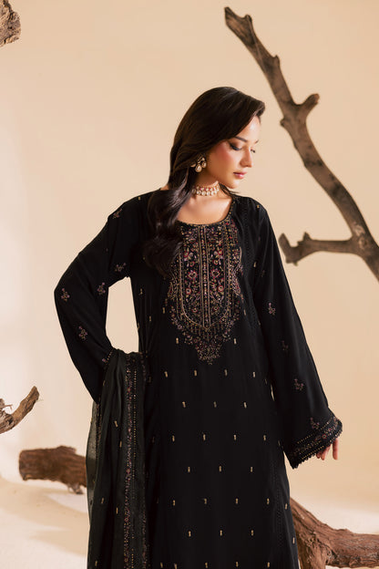 3PC Luxury Embroidered Dress- RSB07