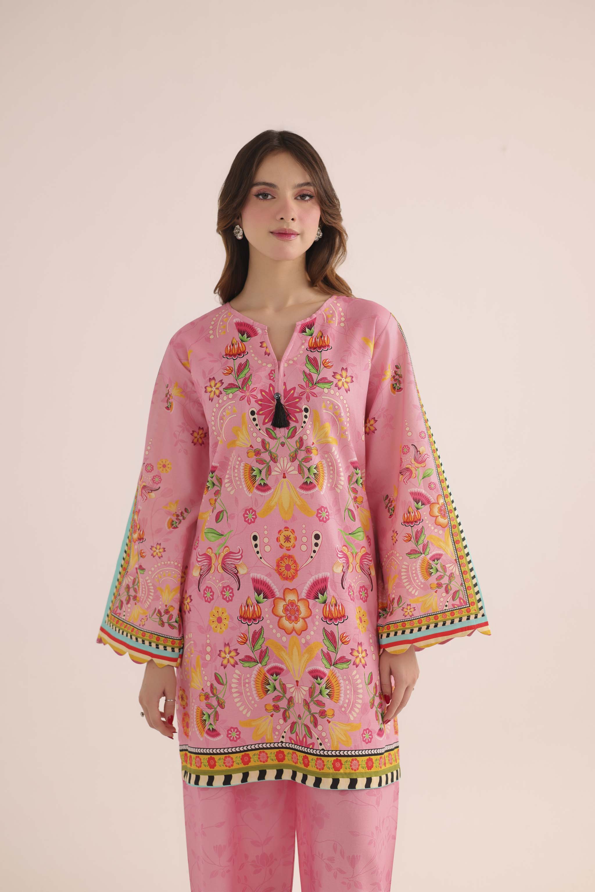 2PC Summer Lawn Dress- PRT L42946