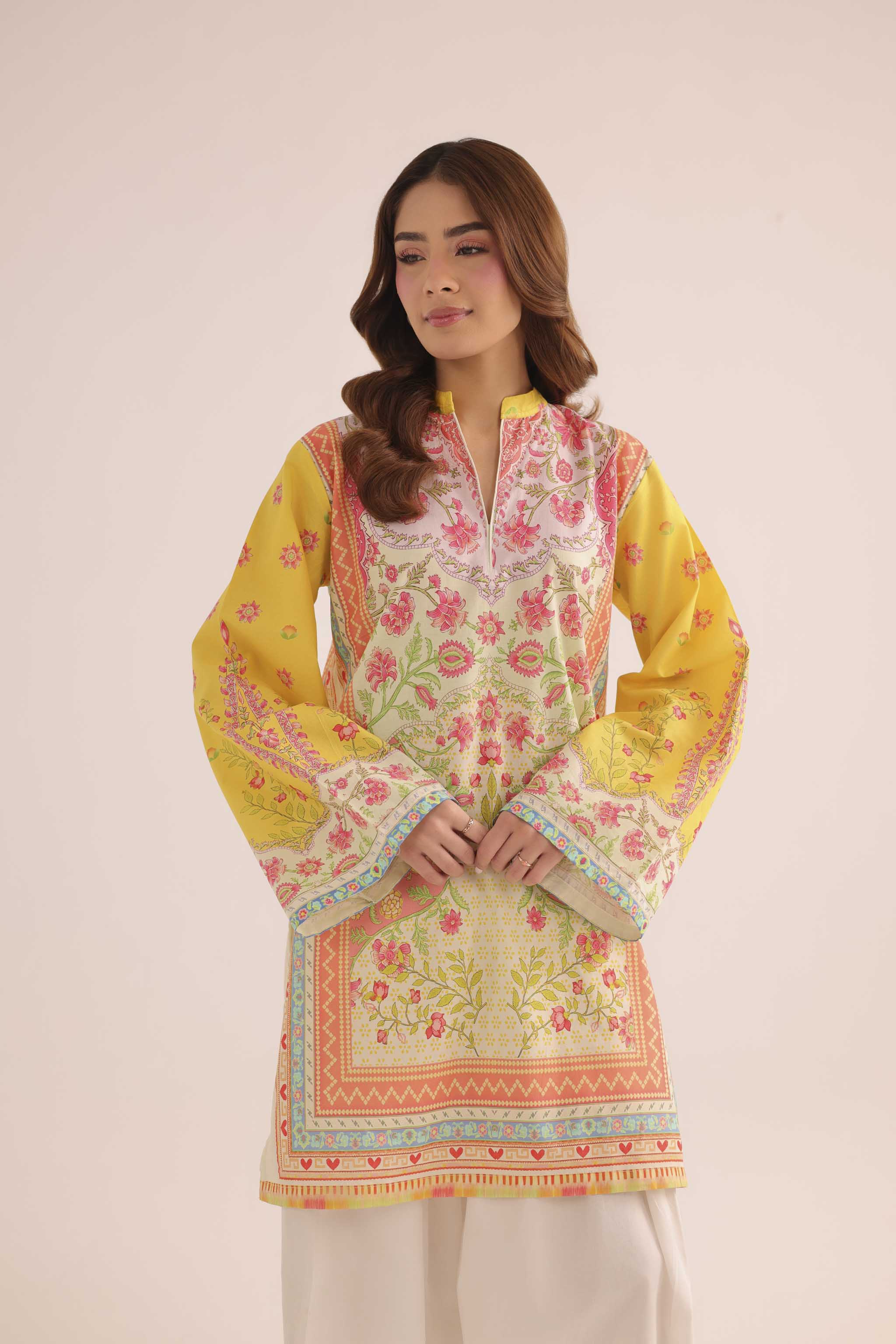 1PC Printed Lawn Kurta - PRT L43295