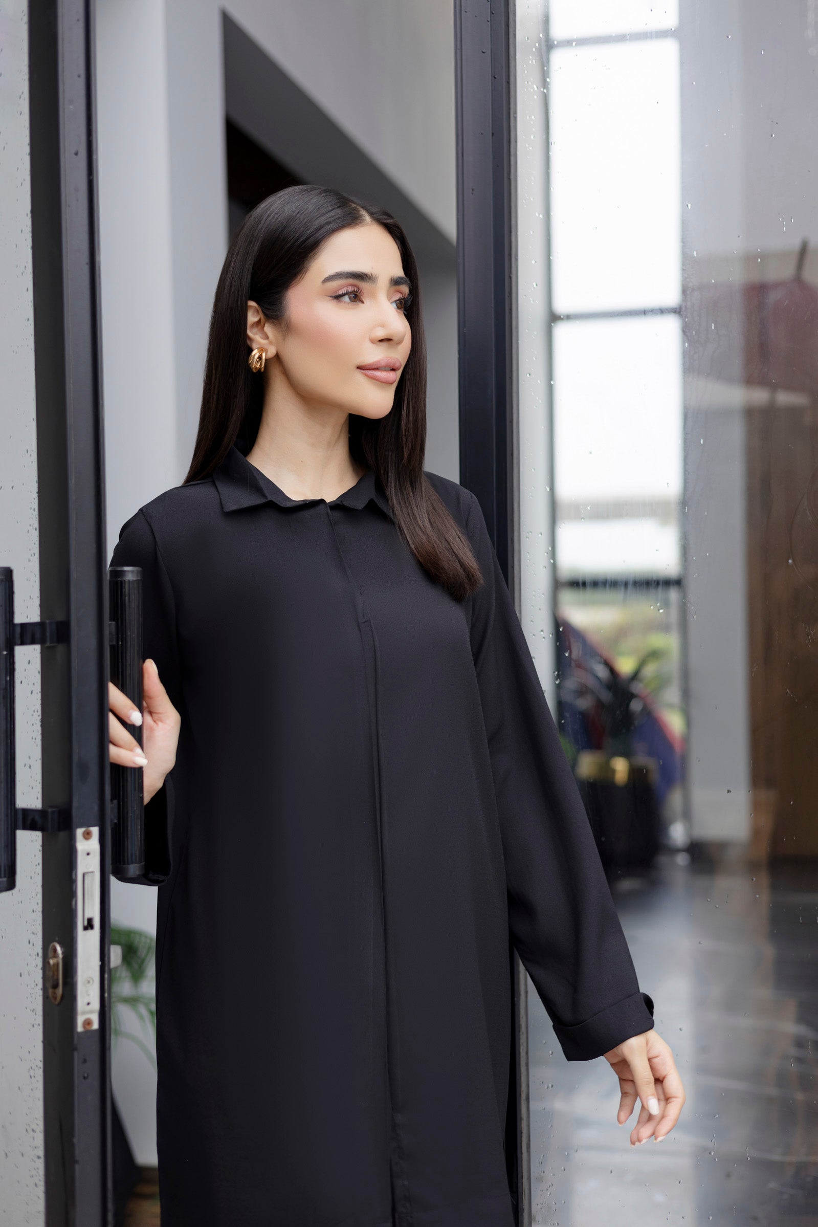 Solid 2PC Dress - SP-03 Black