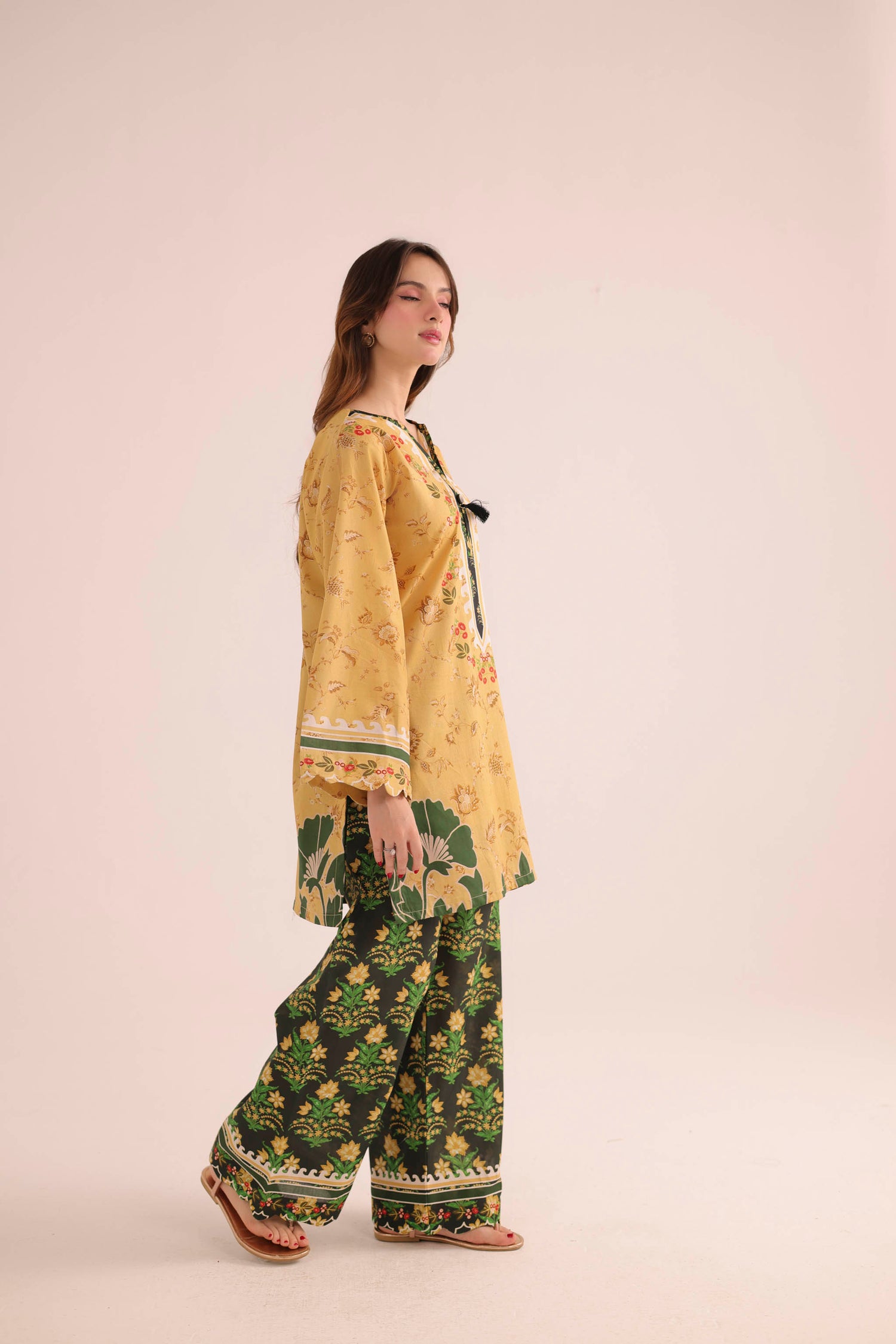 2PC Summer Lawn Dress- PRT L42957