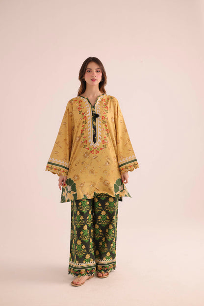 2PC Summer Lawn Dress- PRT L42957