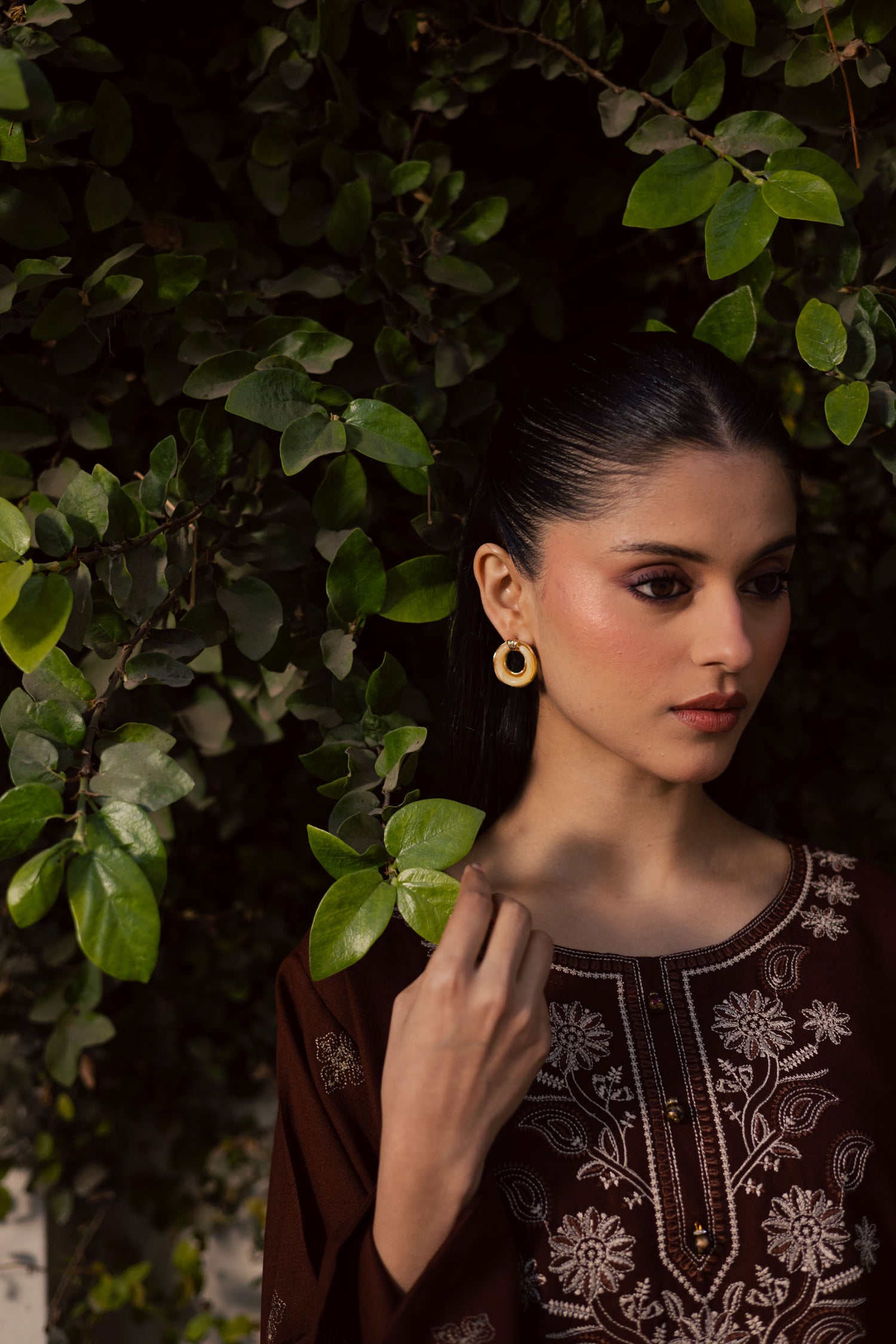 2PC Winter Embroidered Dress - 1196