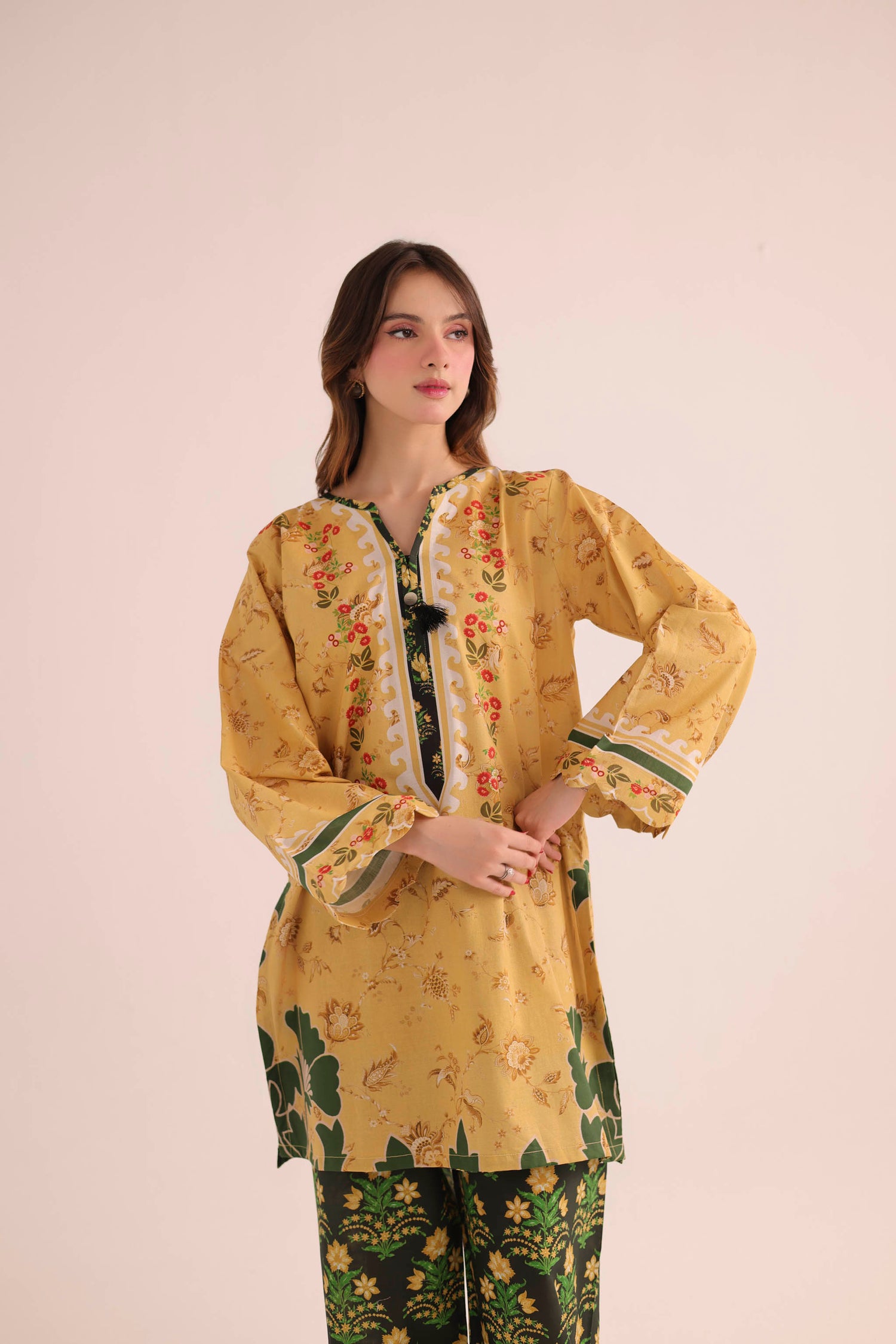 2PC Summer Lawn Dress- PRT L42957