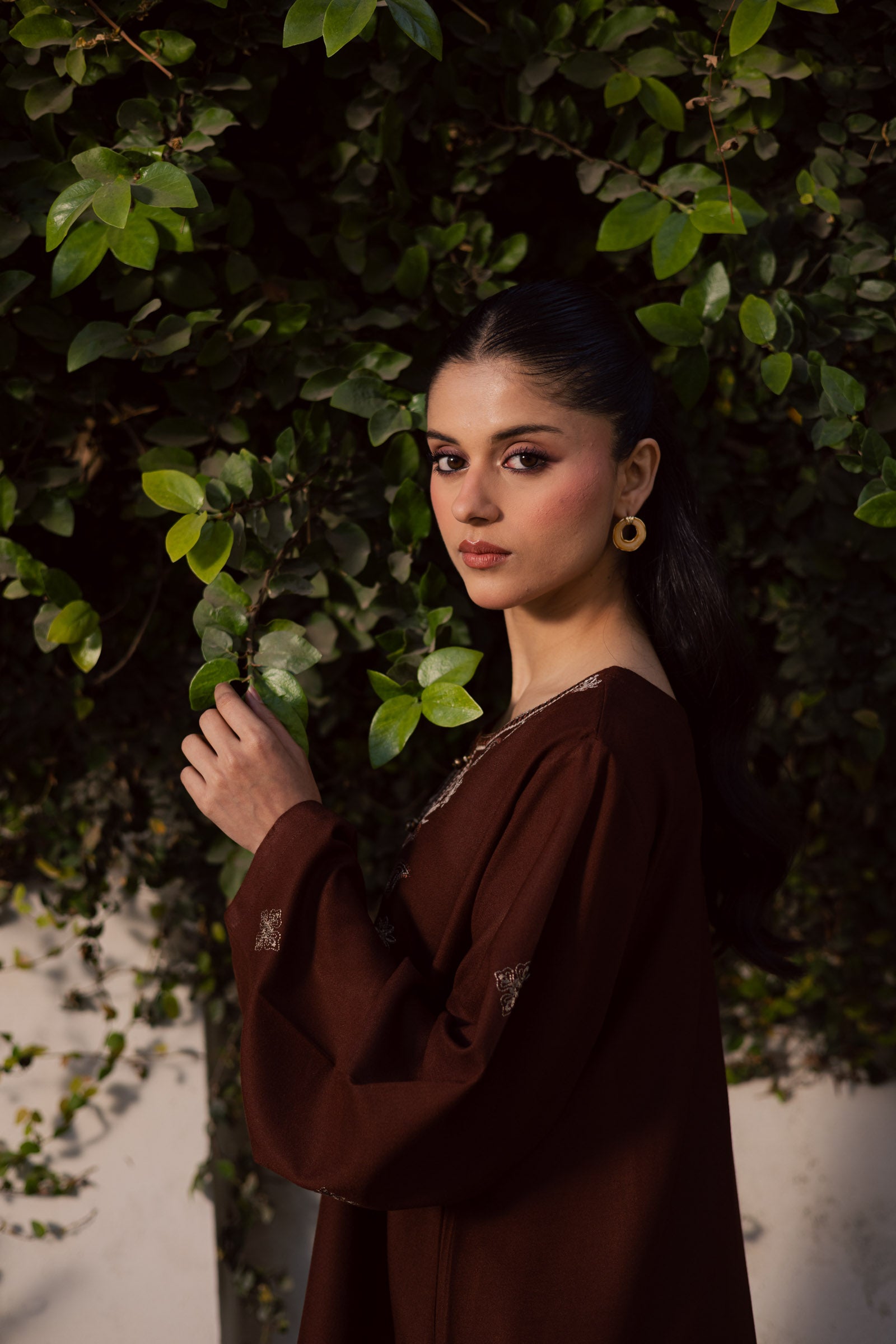 2PC Winter Embroidered Dress - 1196