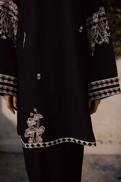 2PC Winter Embroidered Dress-1176