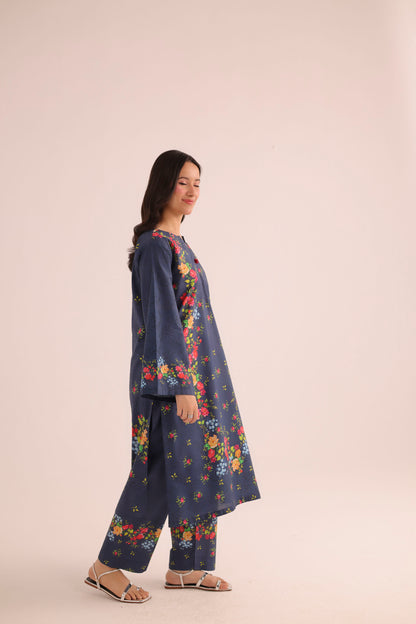 2PC Summer Lawn Dress- PRT L42729