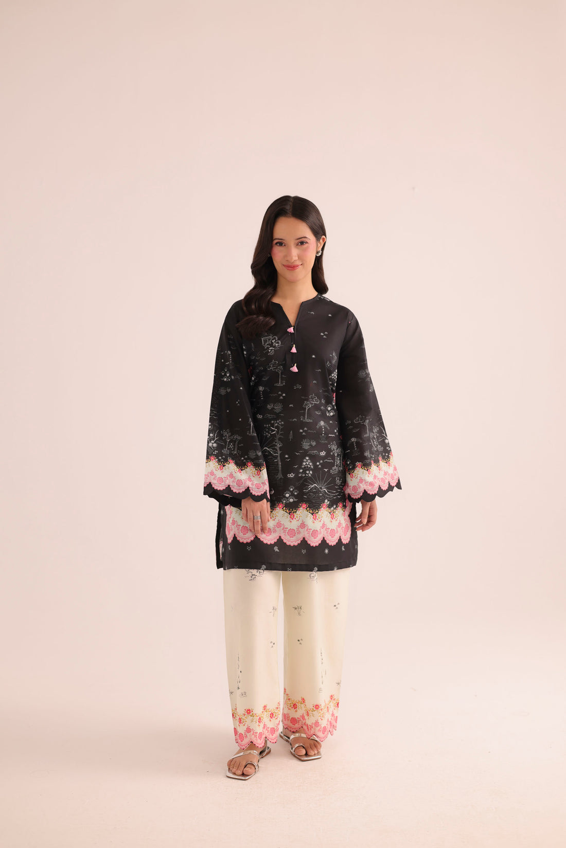 2PC Summer Lawn Dress- PRT L42951