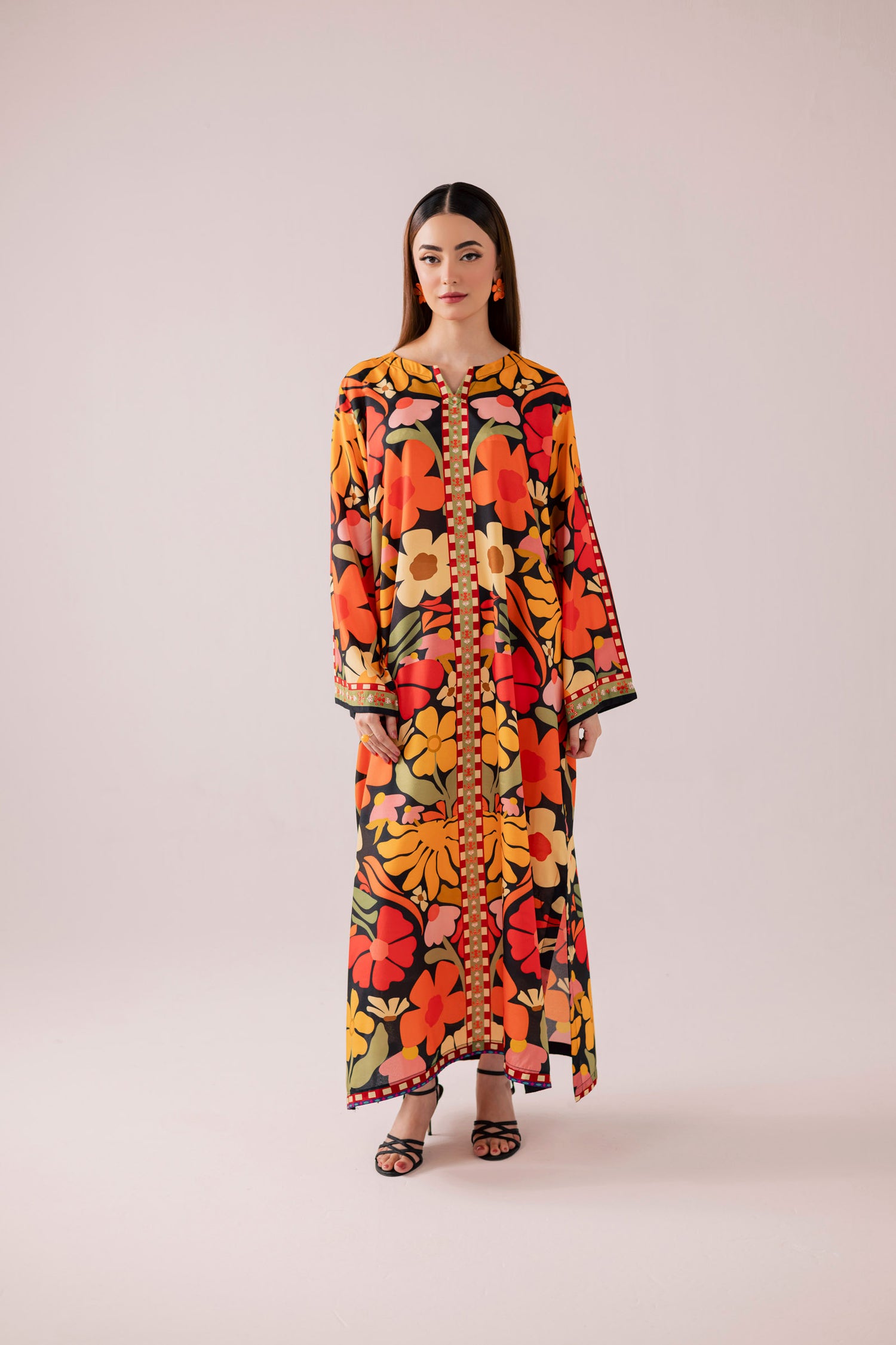 KF37 - Printed Kaftaan