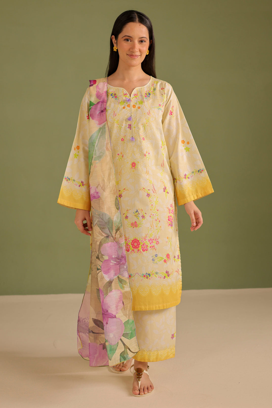 3PC Printed Lawn Suit - 42681