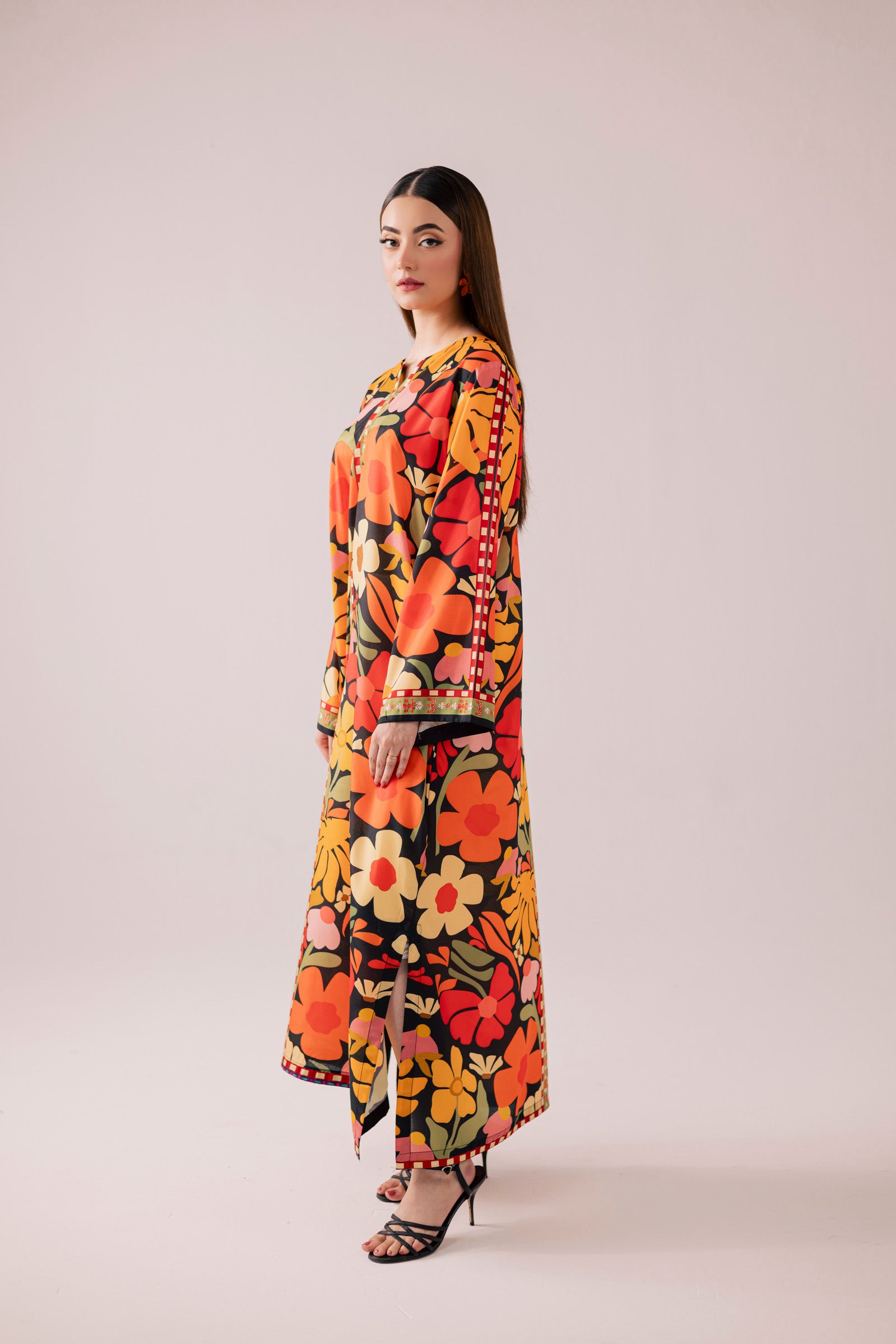 KF37 - Printed Kaftaan
