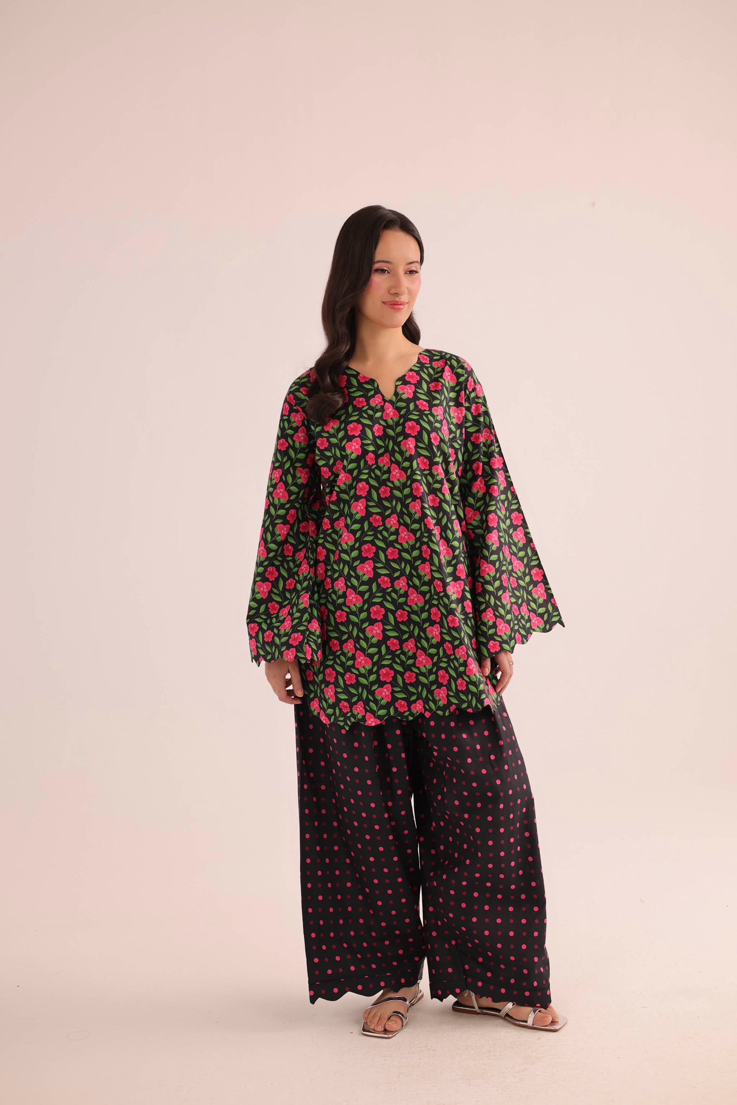 2PC Summer Lawn Dress- PRT L42182