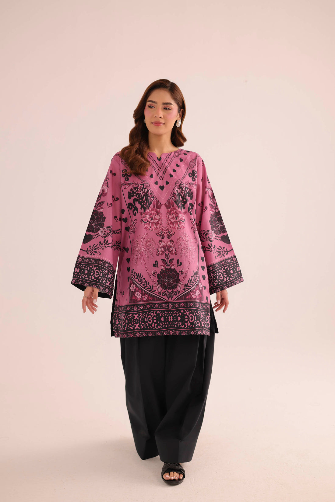 1PC Printed Lawn Kurta - PRT L43298