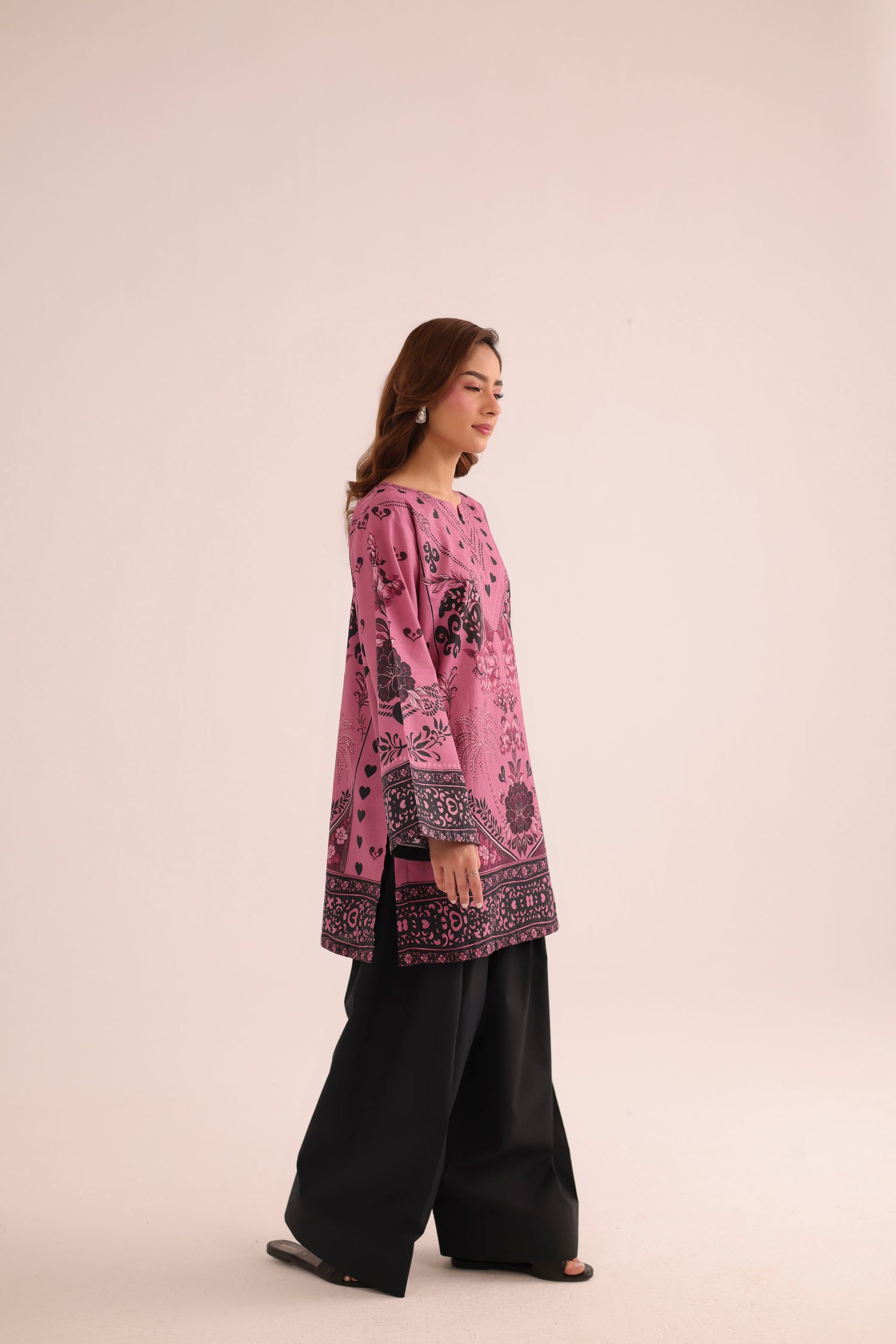 1PC Printed Lawn Kurta - PRT L43298