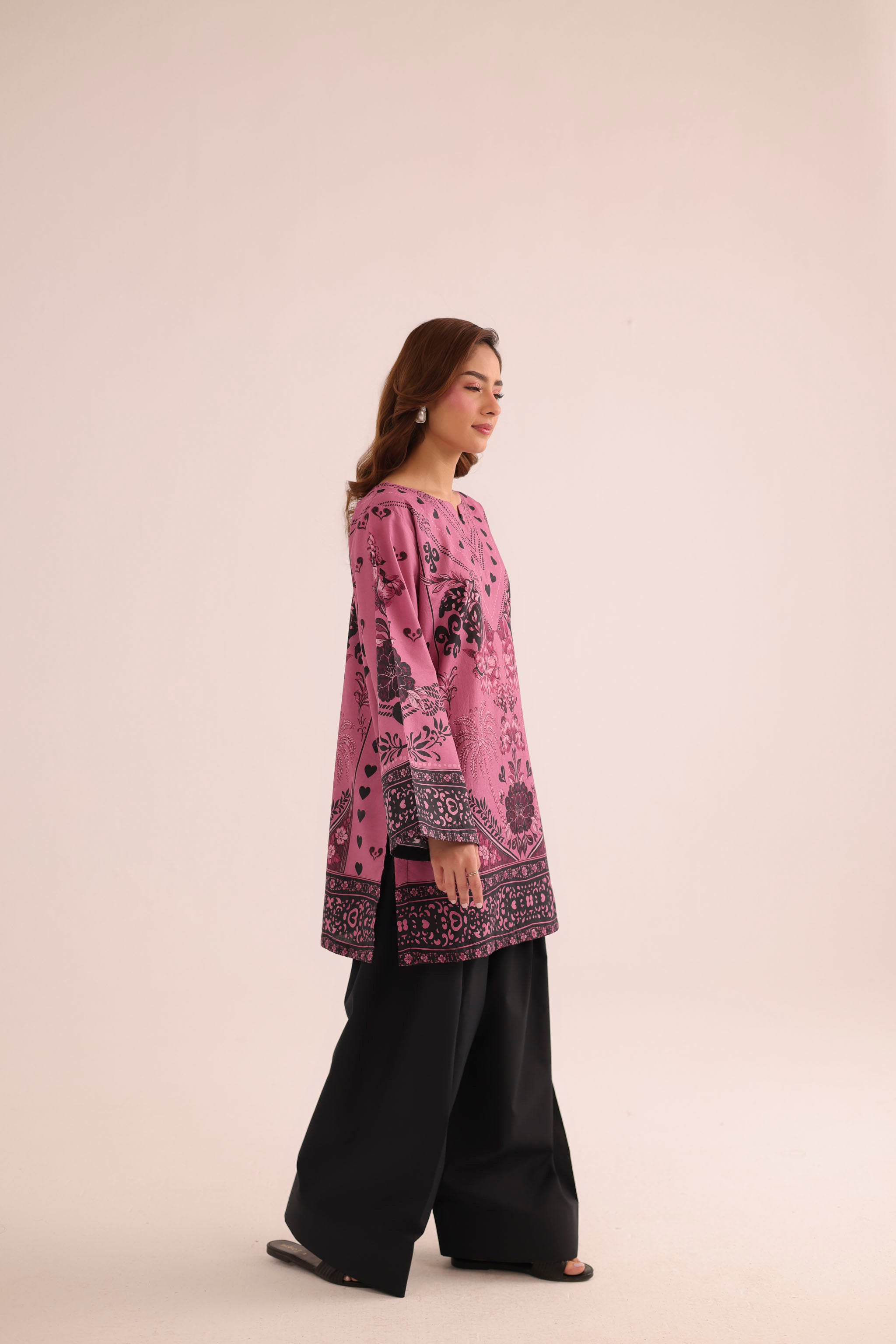 1PC Printed Lawn Kurta - PRT L43298
