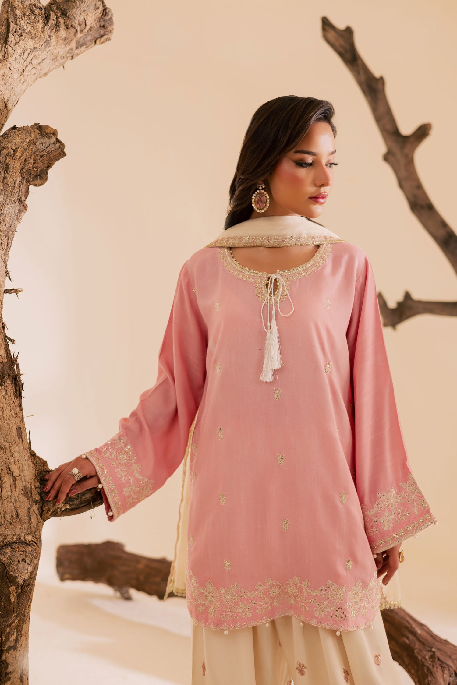 3PC Luxury Embroidered Dress- RSPP09