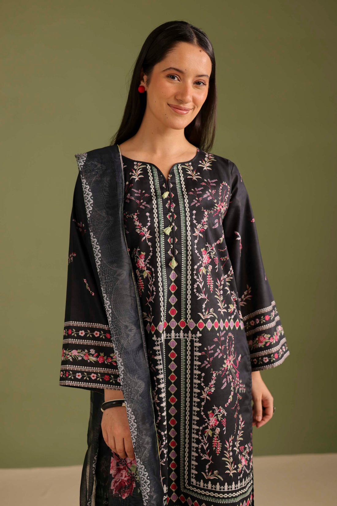 3PC Printed Lawn Suit - 42679