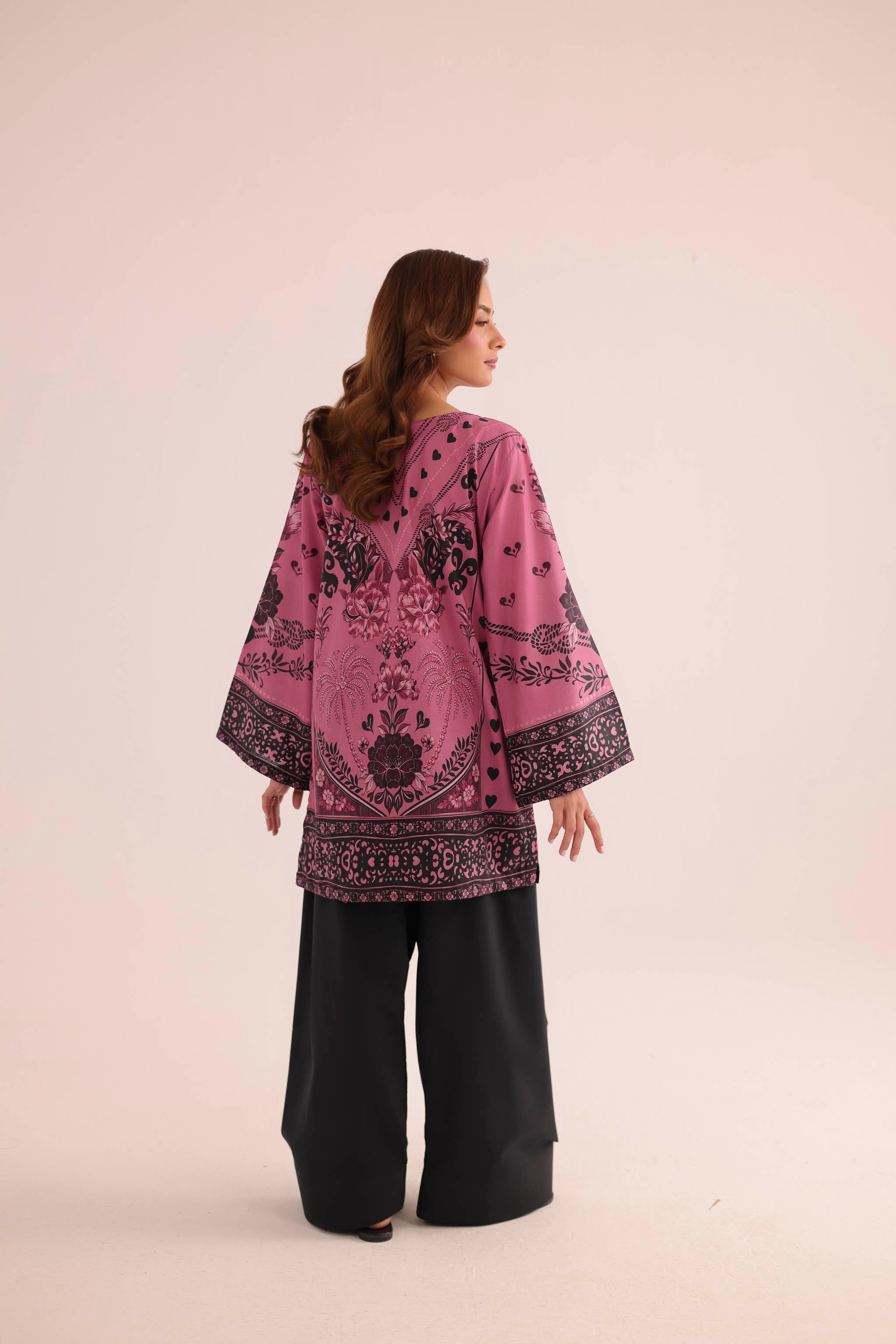 1PC Printed Lawn Kurta - PRT L43298