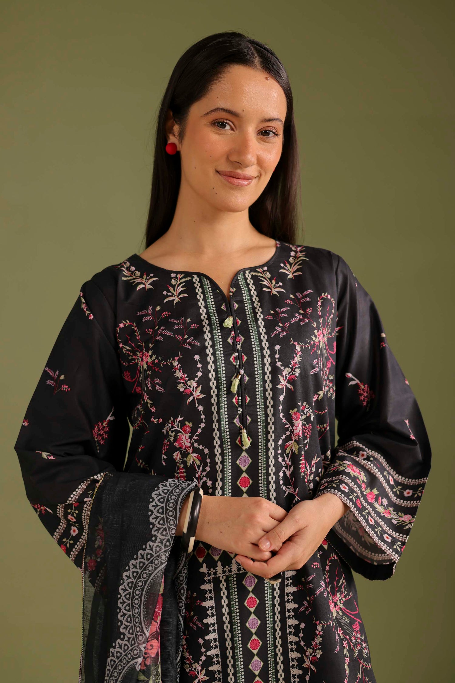 3PC Printed Lawn Suit - 42679