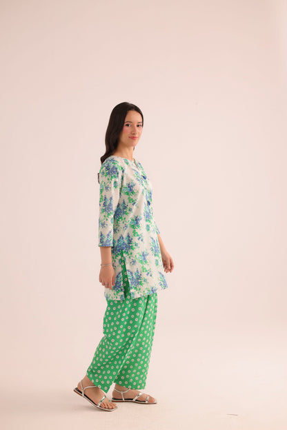 2PC Summer Lawn Dress- PRT L42972