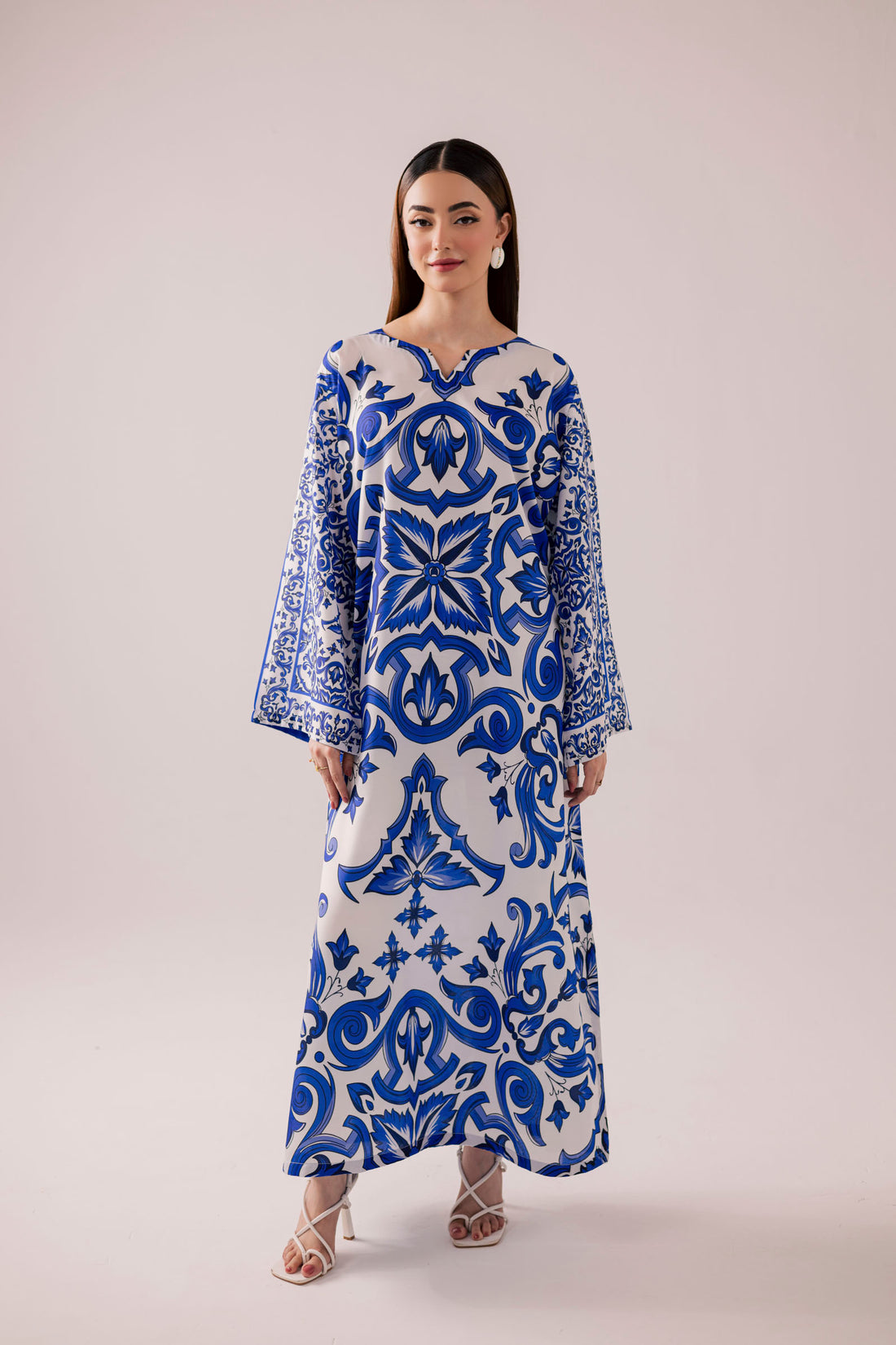KF39 - Printed Kaftaan