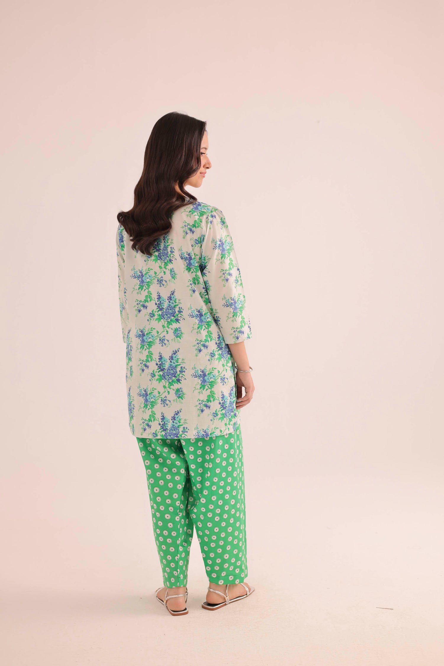 2PC Summer Lawn Dress- PRT L42972