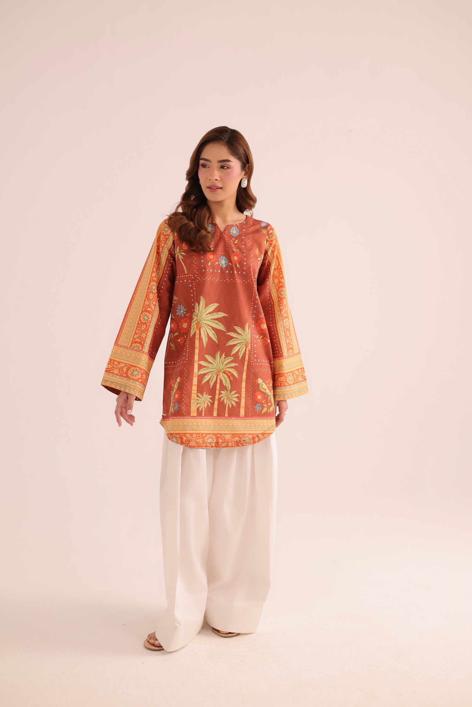 1PC Printed Lawn Kurta - PRT L43279