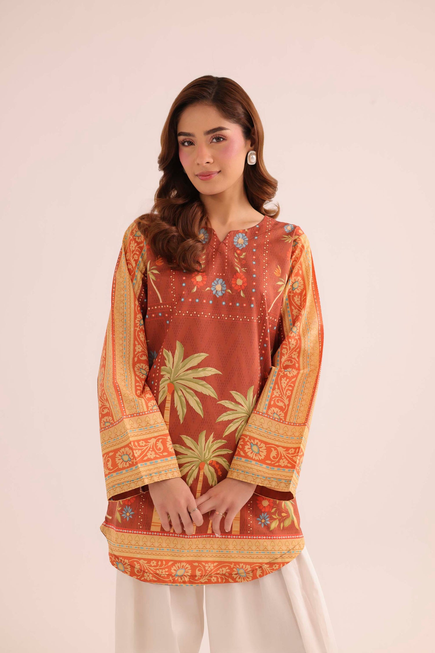 1PC Printed Lawn Kurta - PRT L43279