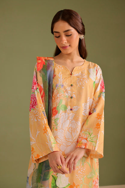 3PC Printed Lawn Suit - 42659