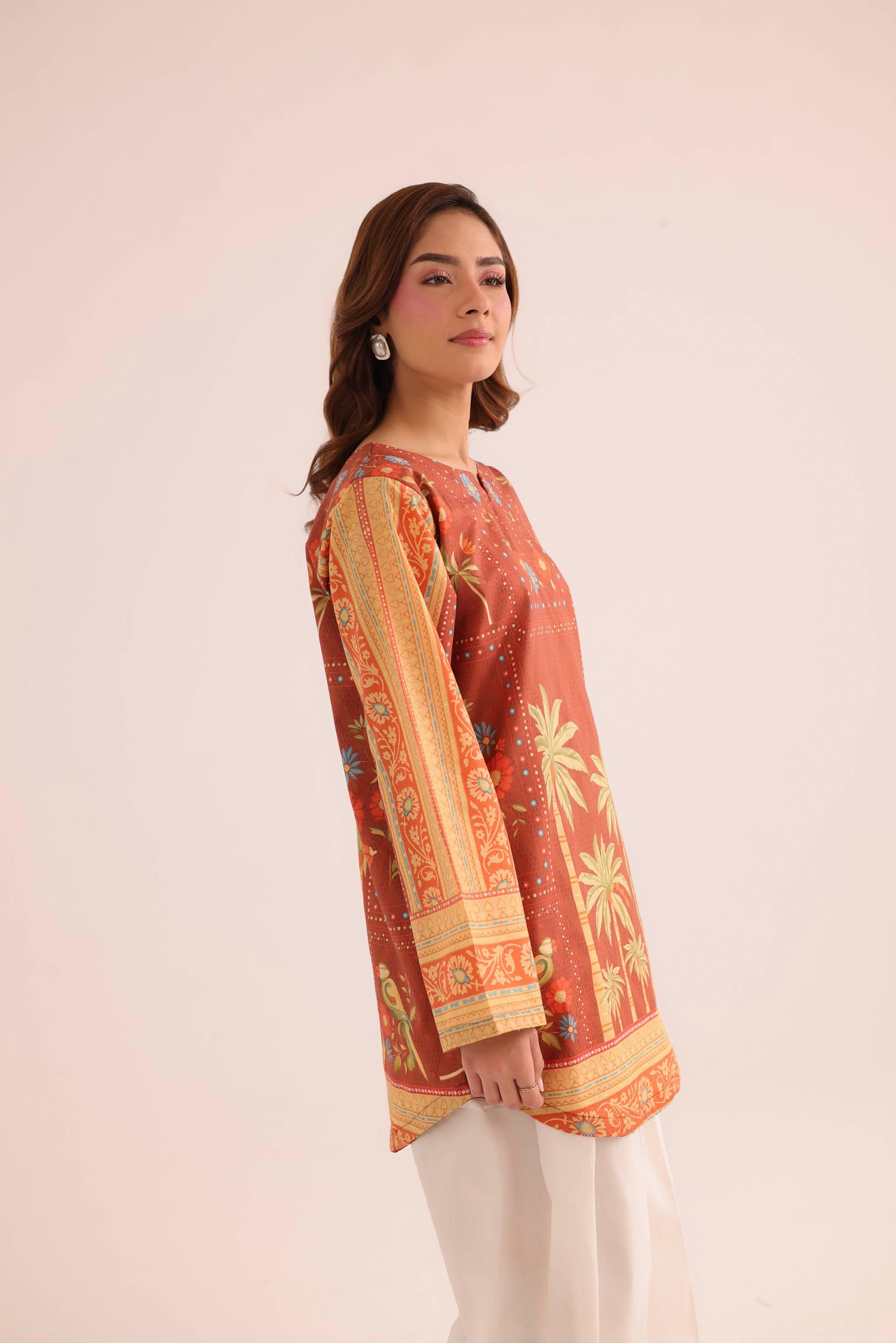 1PC Printed Lawn Kurta - PRT L43279