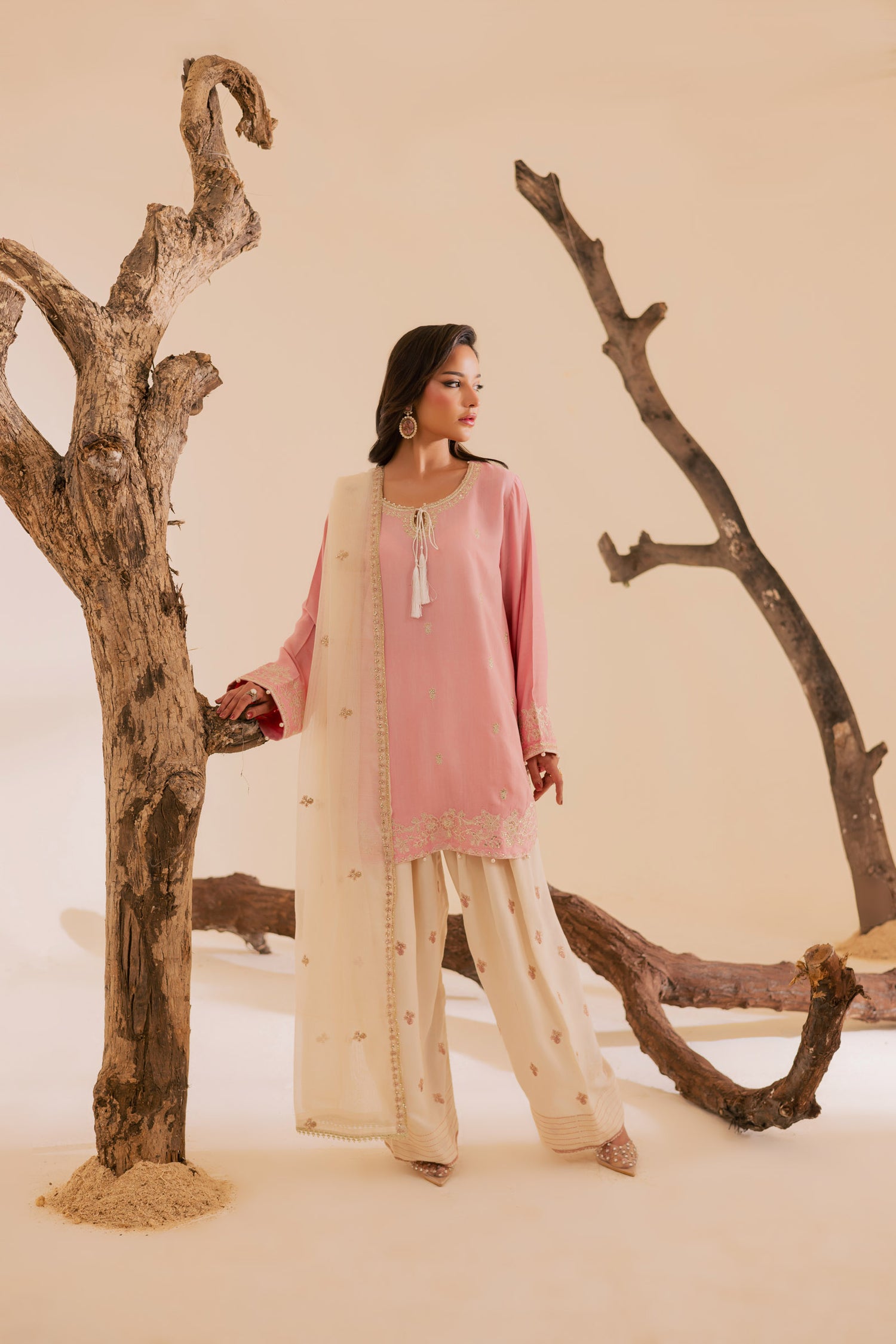 3PC Luxury Embroidered Dress- RSPP09