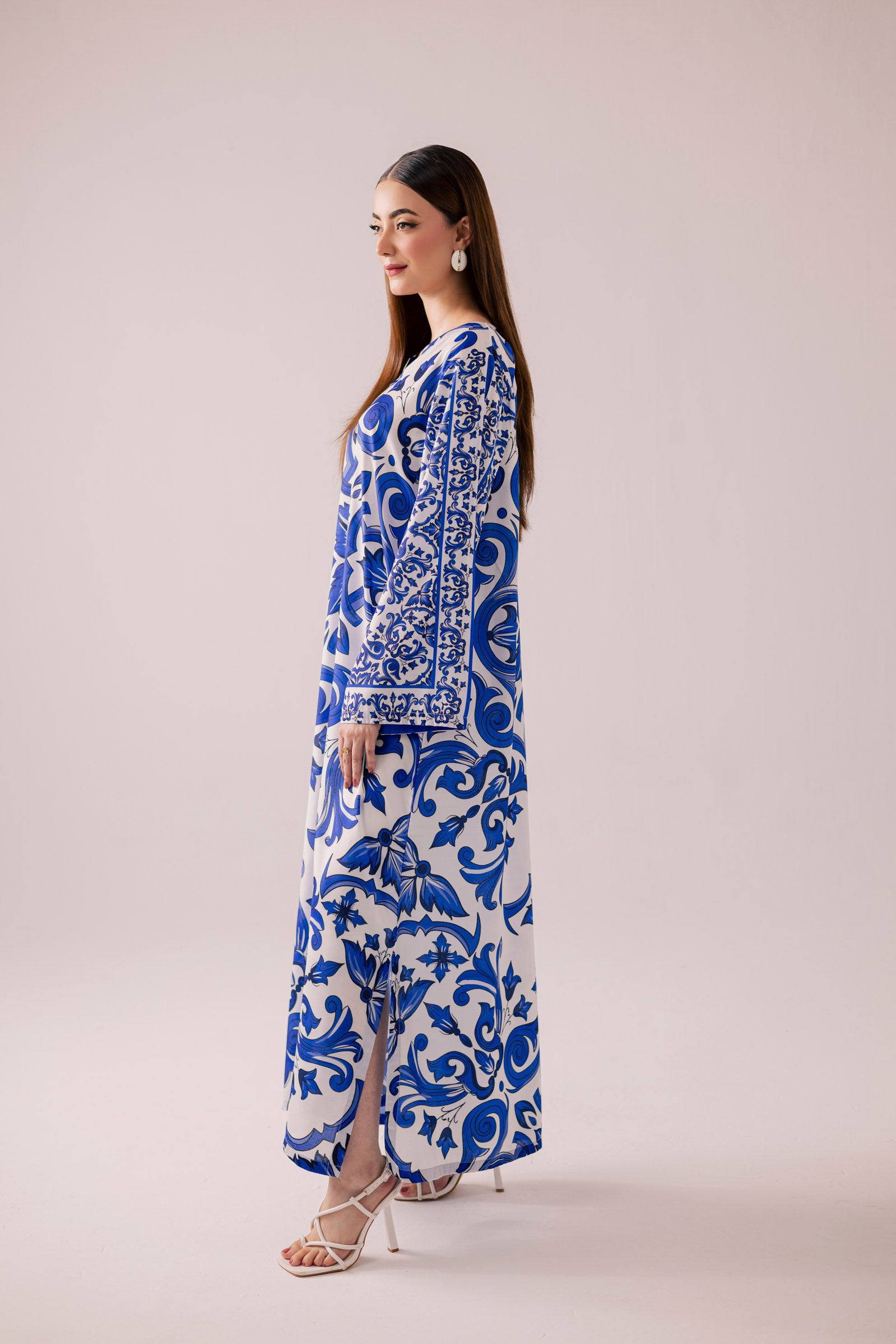 KF39 - Printed Kaftaan