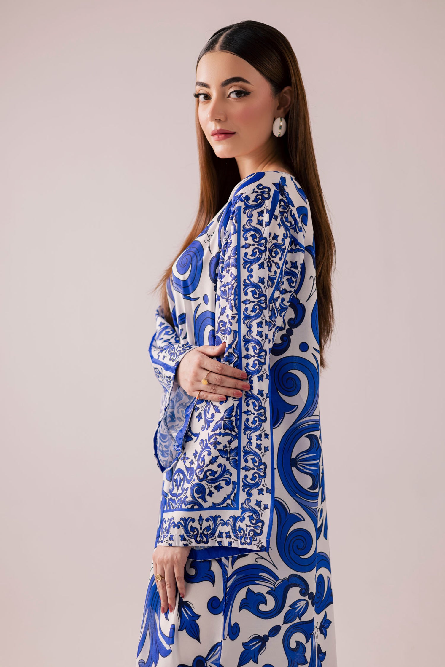 KF39 - Printed Kaftaan