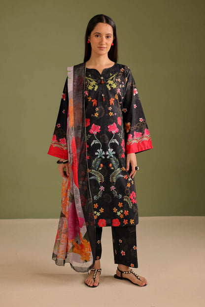 3PC Printed Lawn Suit - 42713