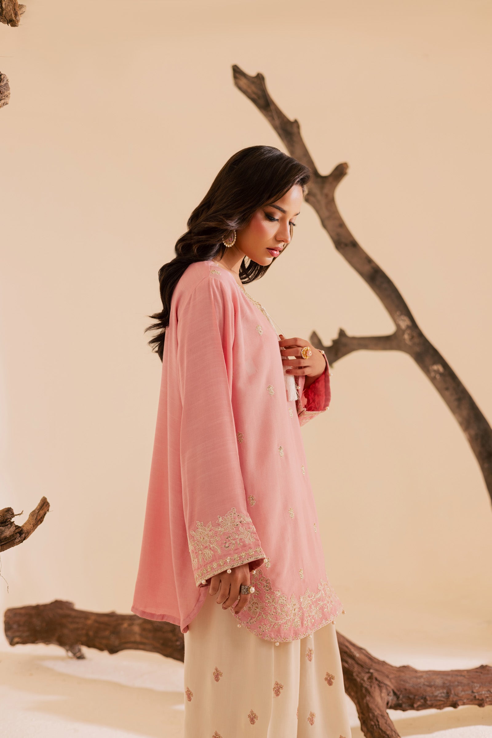 3PC Luxury Embroidered Dress- RSPP09