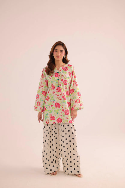 2PC Summer Lawn Dress- PRT L42727