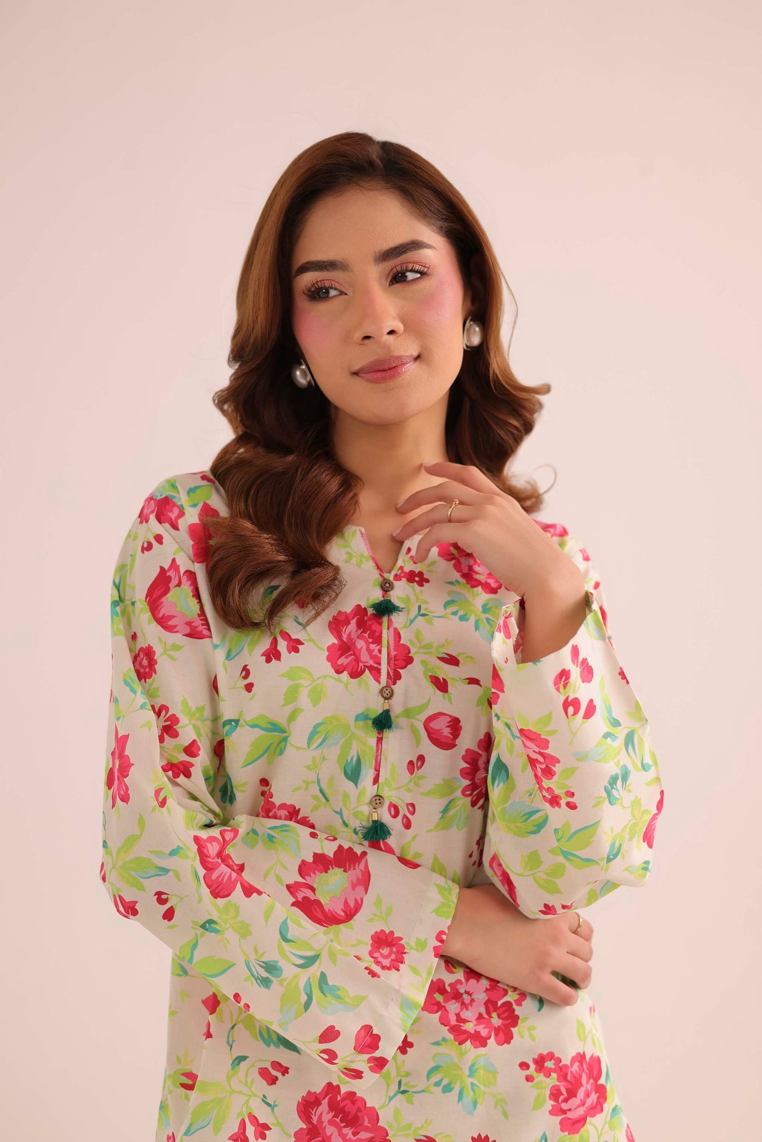 2PC Summer Lawn Dress- PRT L42727