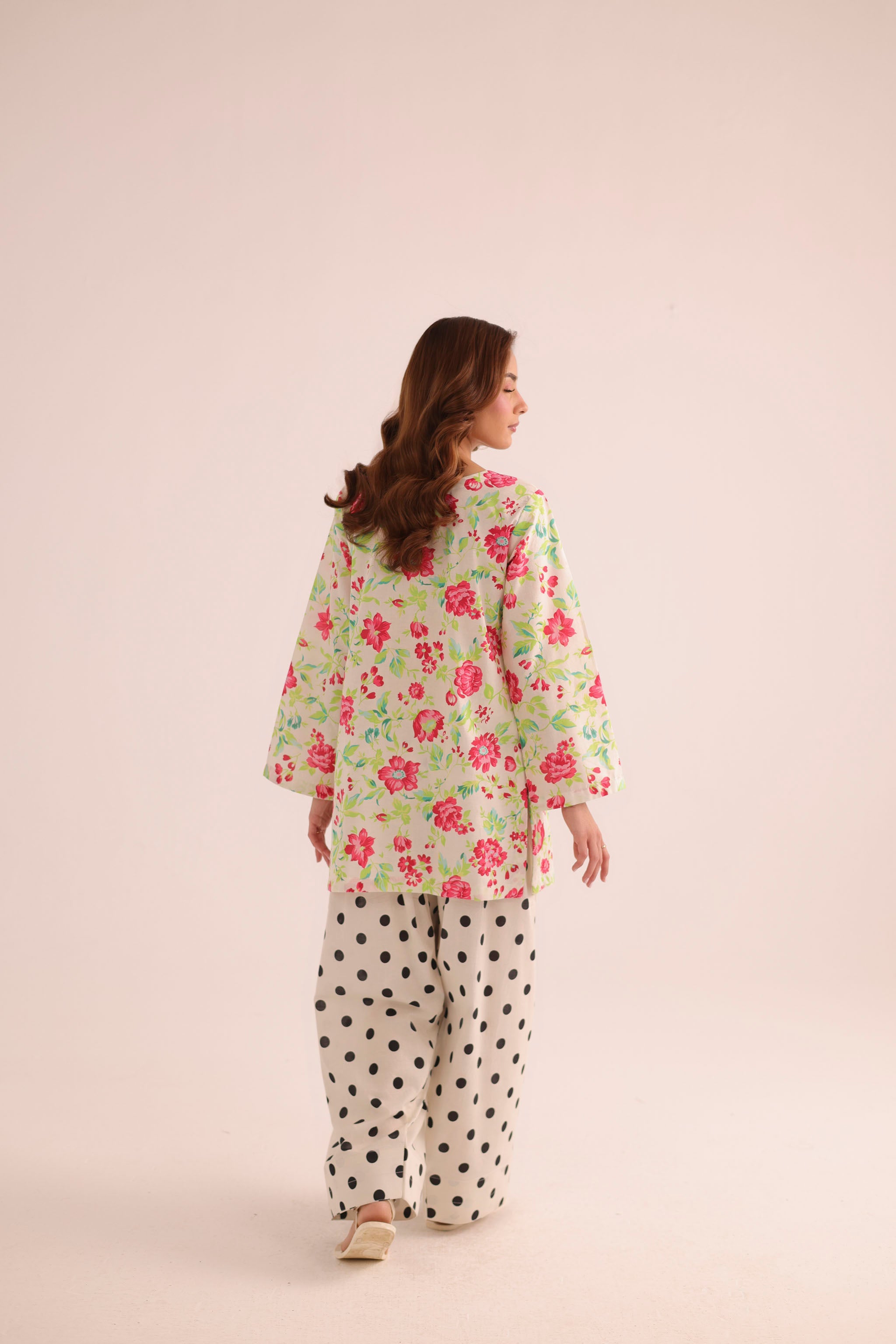 2PC Summer Lawn Dress- PRT L42727