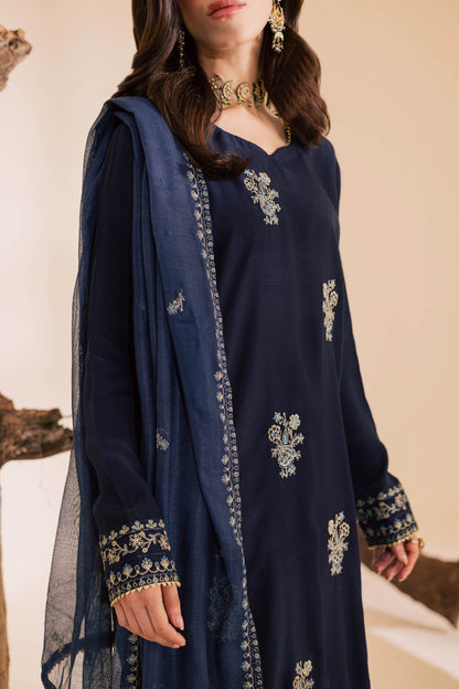 3PC Luxury Embroidered Dress- RSNB04