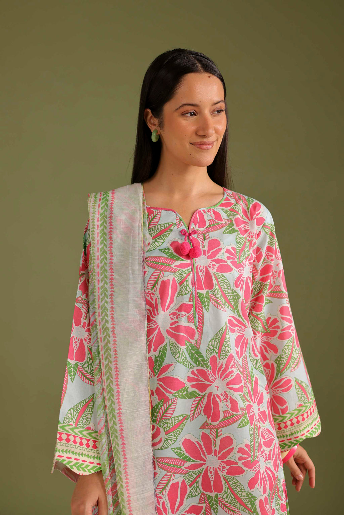 3PC Printed Lawn Suit - 42710