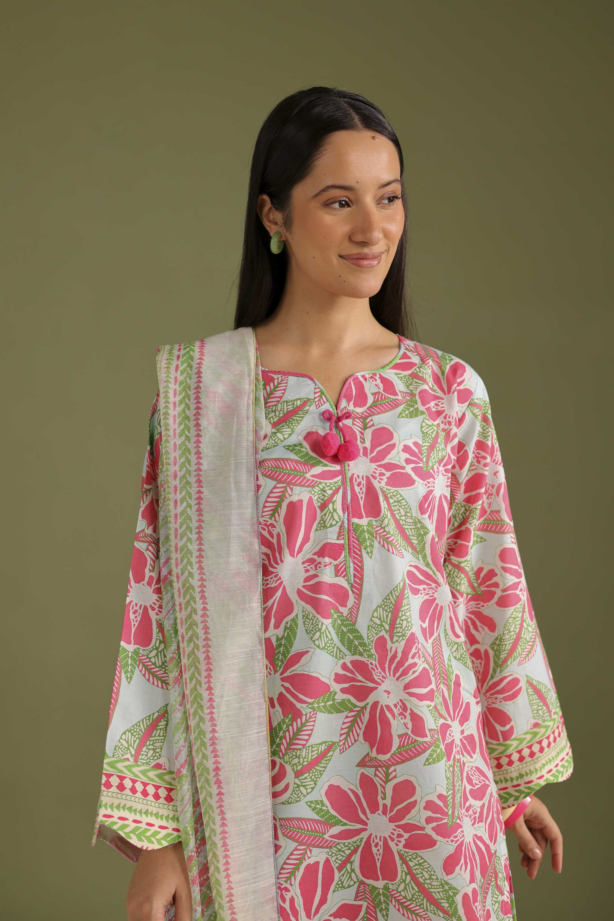 3PC Printed Lawn Suit - 42710