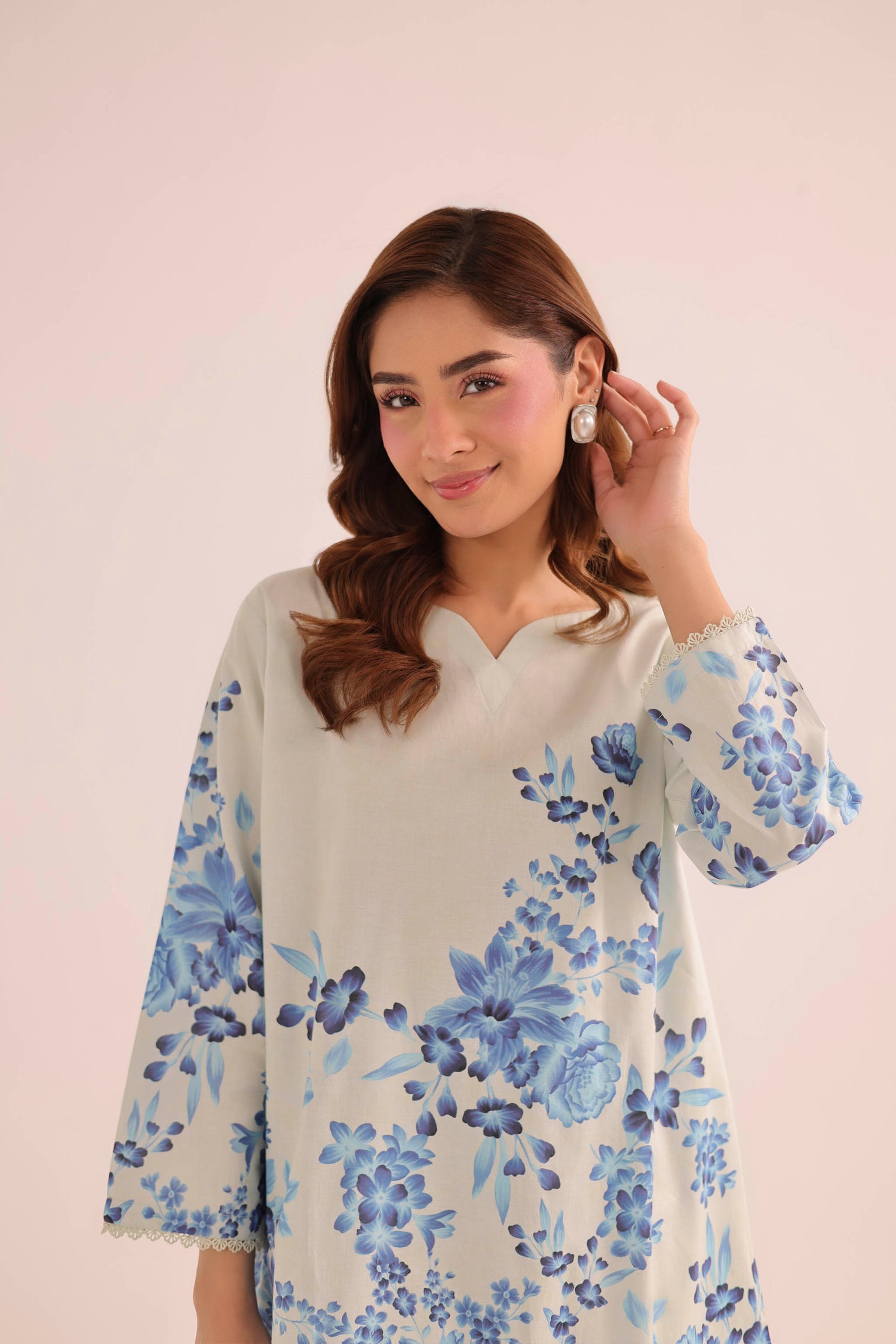 2PC Summer Lawn Dress- PRT L42193