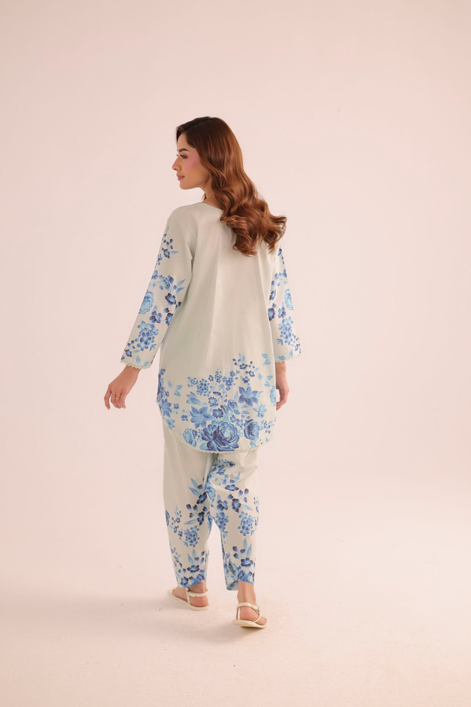 2PC Summer Lawn Dress- PRT L42193